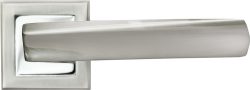 Дверная ручка RAP 11-S SN/CP белый никель/полированный хром