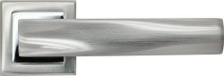 Дверная ручка RAP 14-S SN/CP белый никель/полированный хром